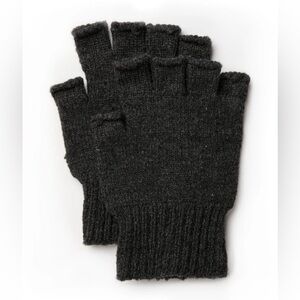 Outerknown Alta Fingerless Gloves - Charcoal Gray/OS